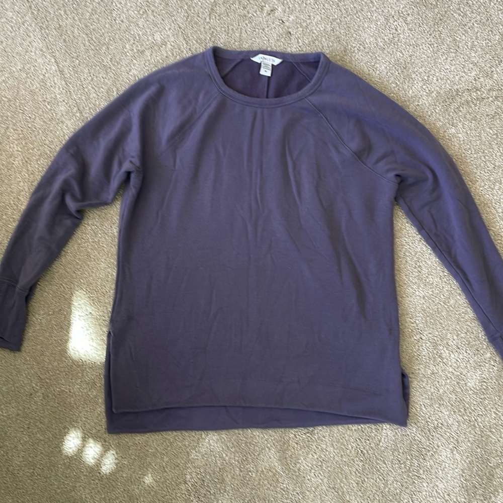 Athleta Coster Luxe Recover High Hip Sweatshirt